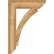 Ekena Millwork Thorton Slat Rough Sawn Bracket, Western Red Cedar, 6"W x 28"D x 40"H BKT06X28X40THR06RWR - alternate 2